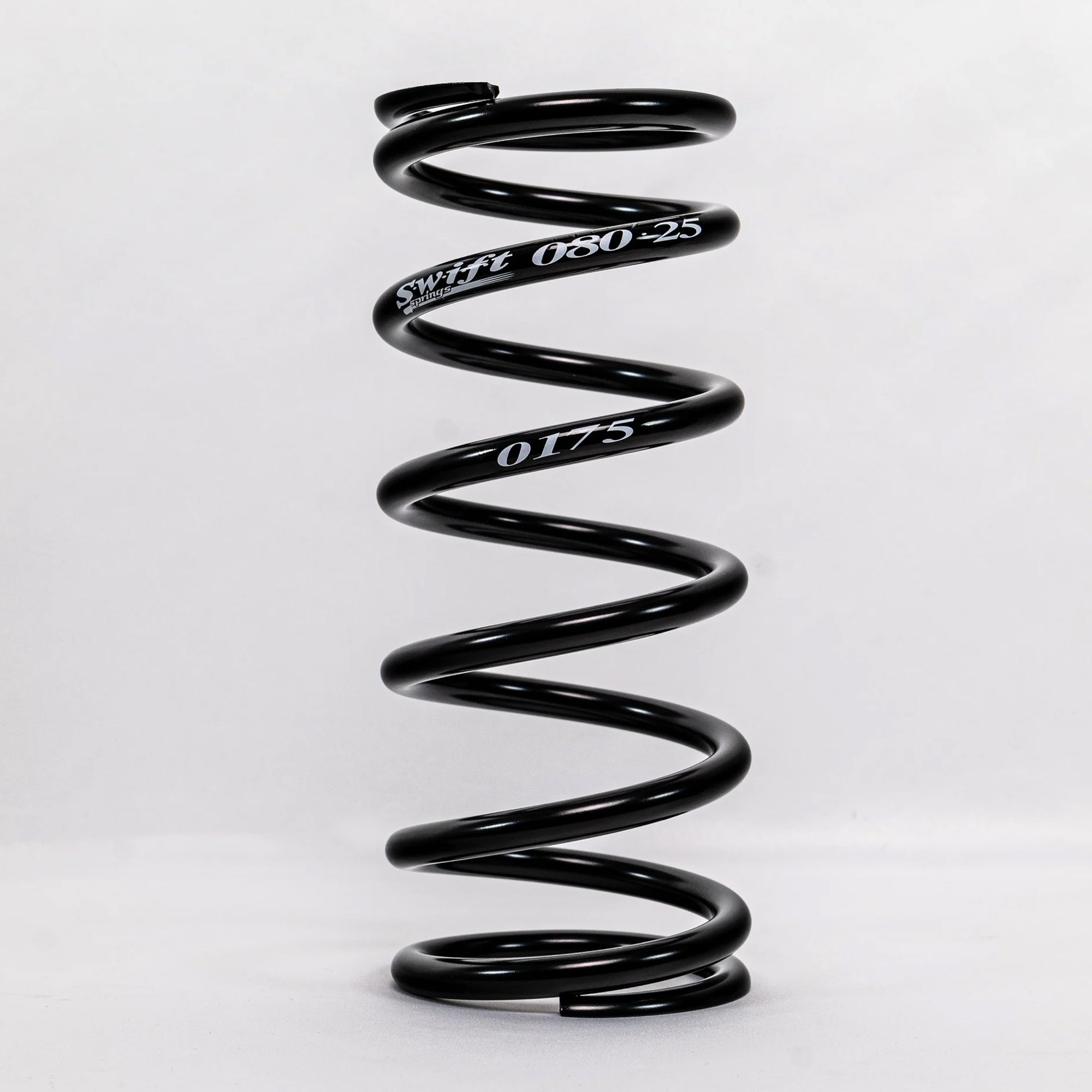 Swift Springs Coil Spring, Coil-Over, 2.5" ID, 8" Length, Steel, Black Powder Coat