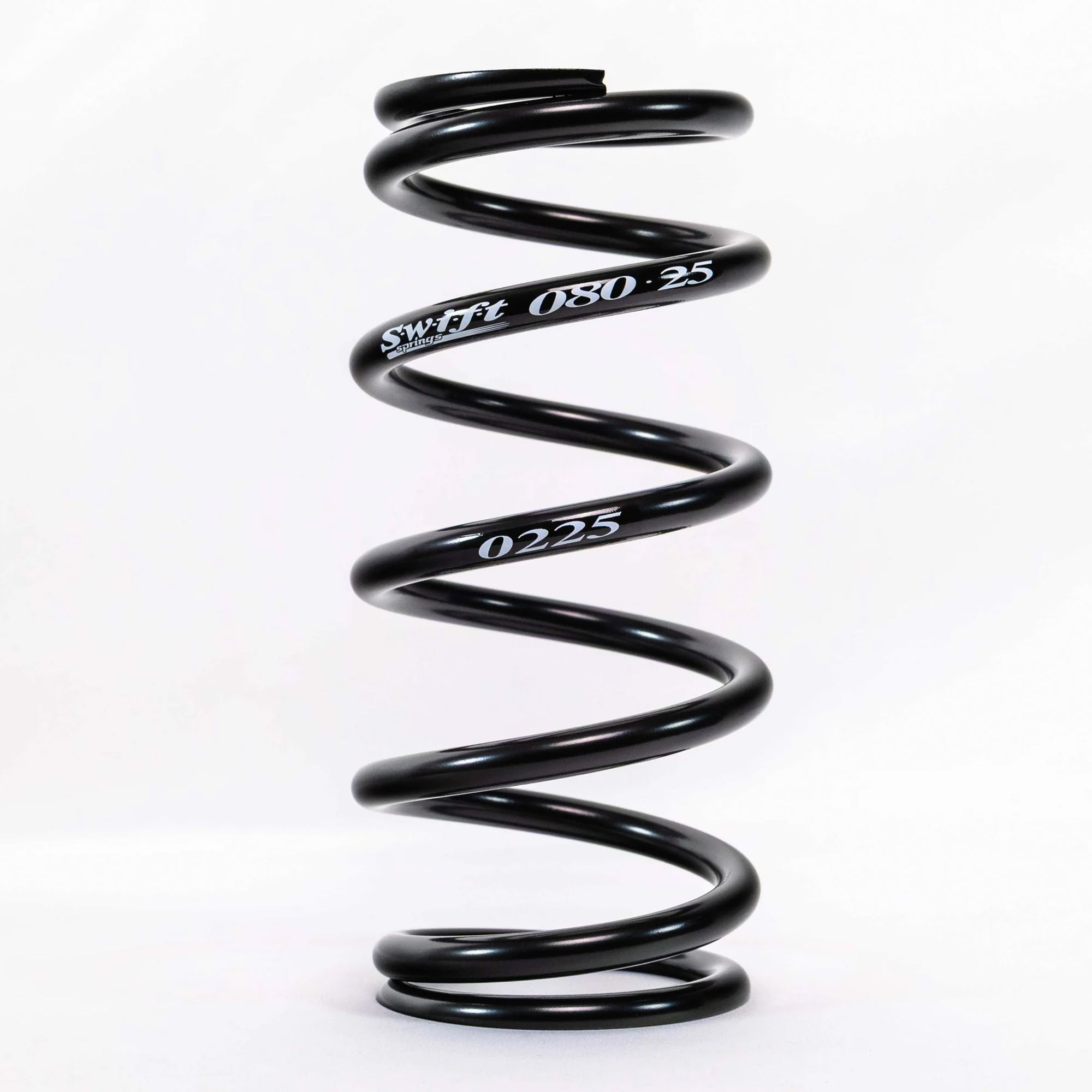 Swift Springs Coil Spring, Coil-Over, 2.5" ID, 8" Length, Steel, Black Powder Coat