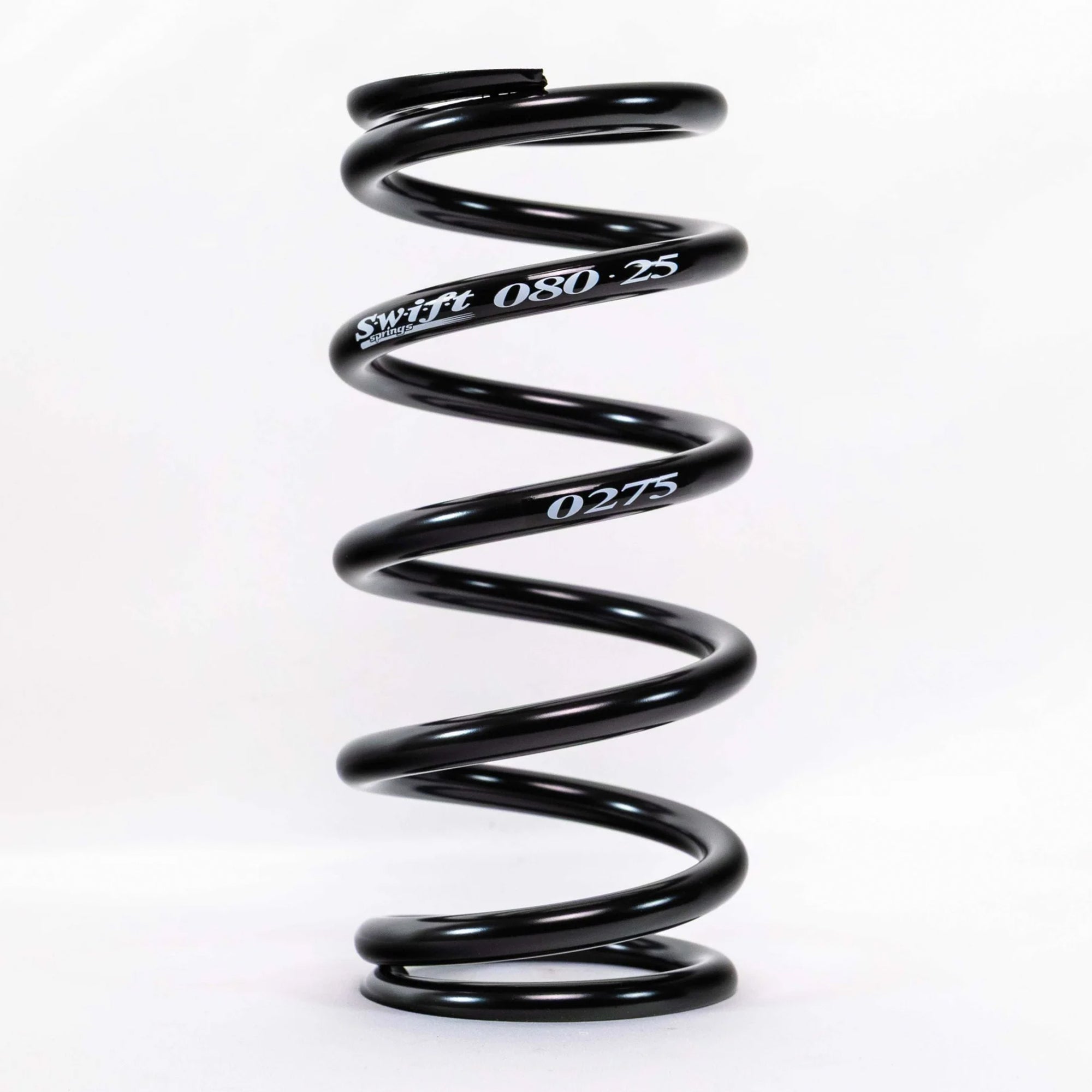 Swift Springs Coil Spring, Coil-Over, 2.5" ID, 8" Length, Steel, Black Powder Coat