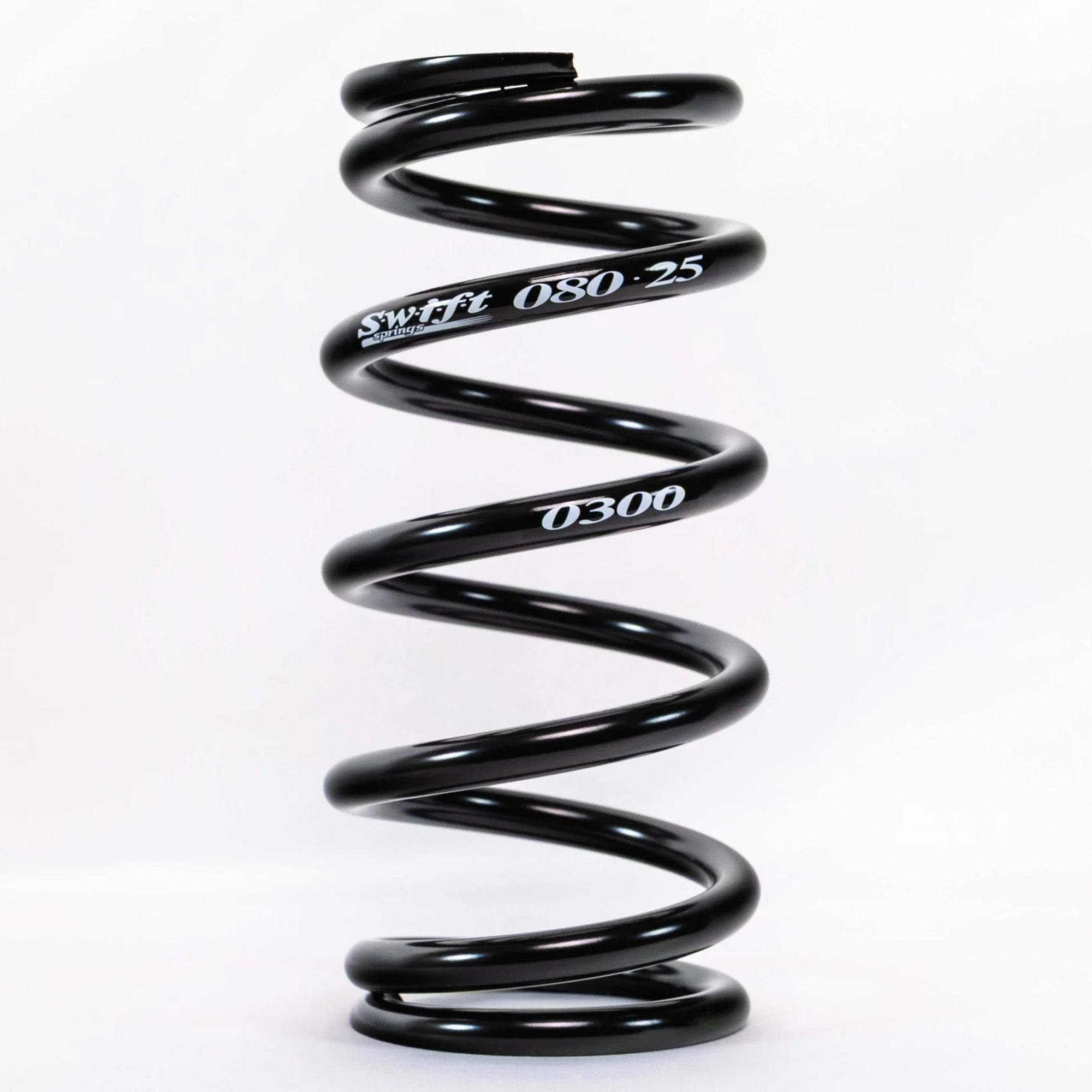 Swift Springs Coil Spring, Coil-Over, 2.5" ID, 8" Length, Steel, Black Powder Coat
