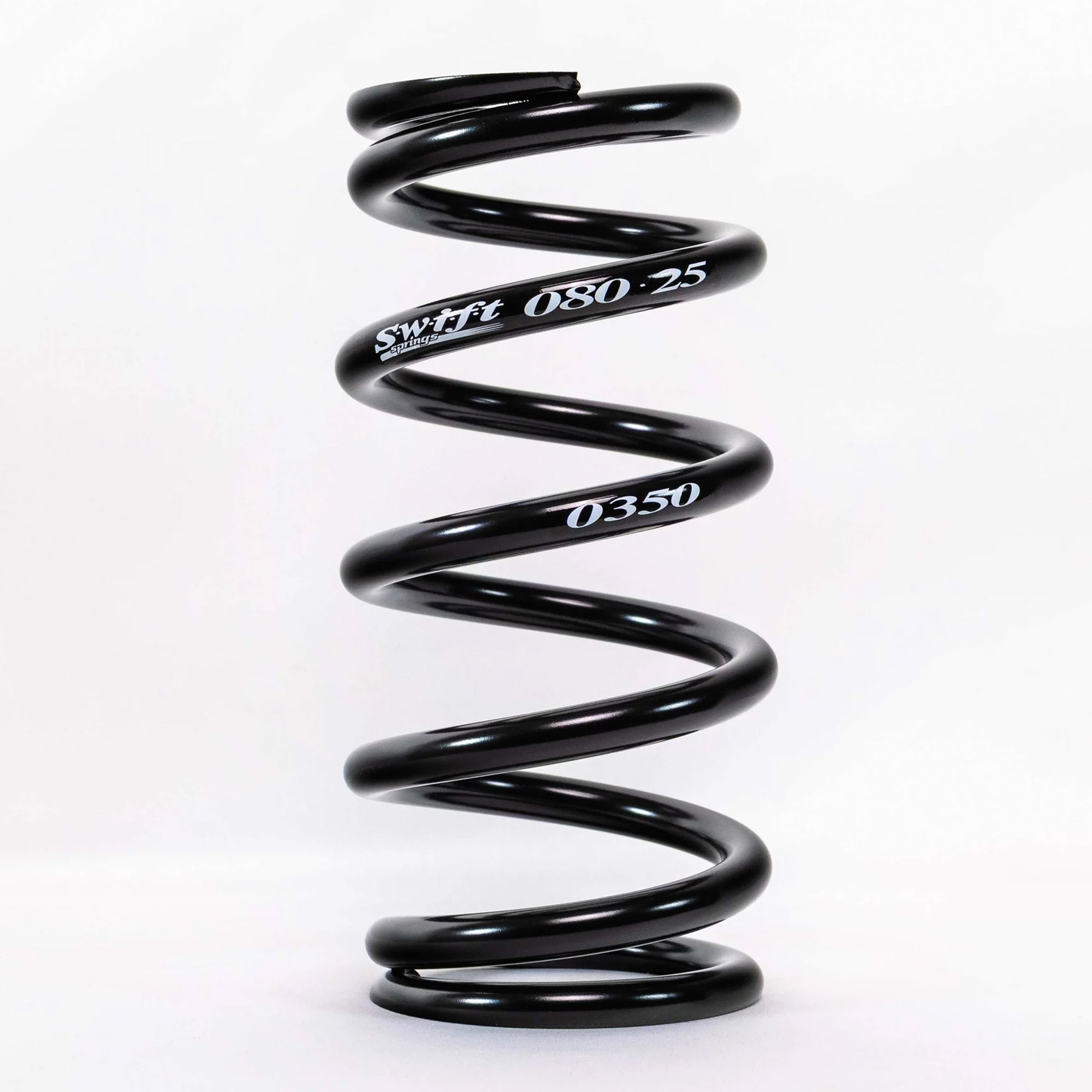 Swift Springs Coil Spring, Coil-Over, 2.5" ID, 8" Length, Steel, Black Powder Coat