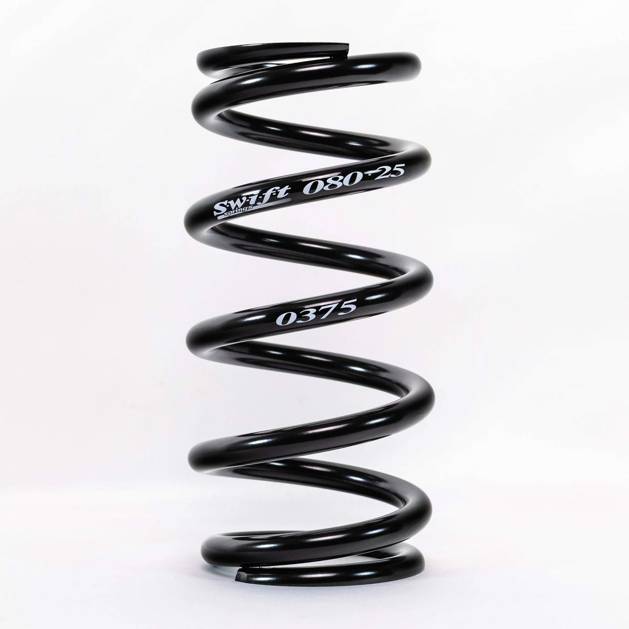 Swift Springs Coil Spring, Coil-Over, 2.5" ID, 8" Length, Steel, Black Powder Coat