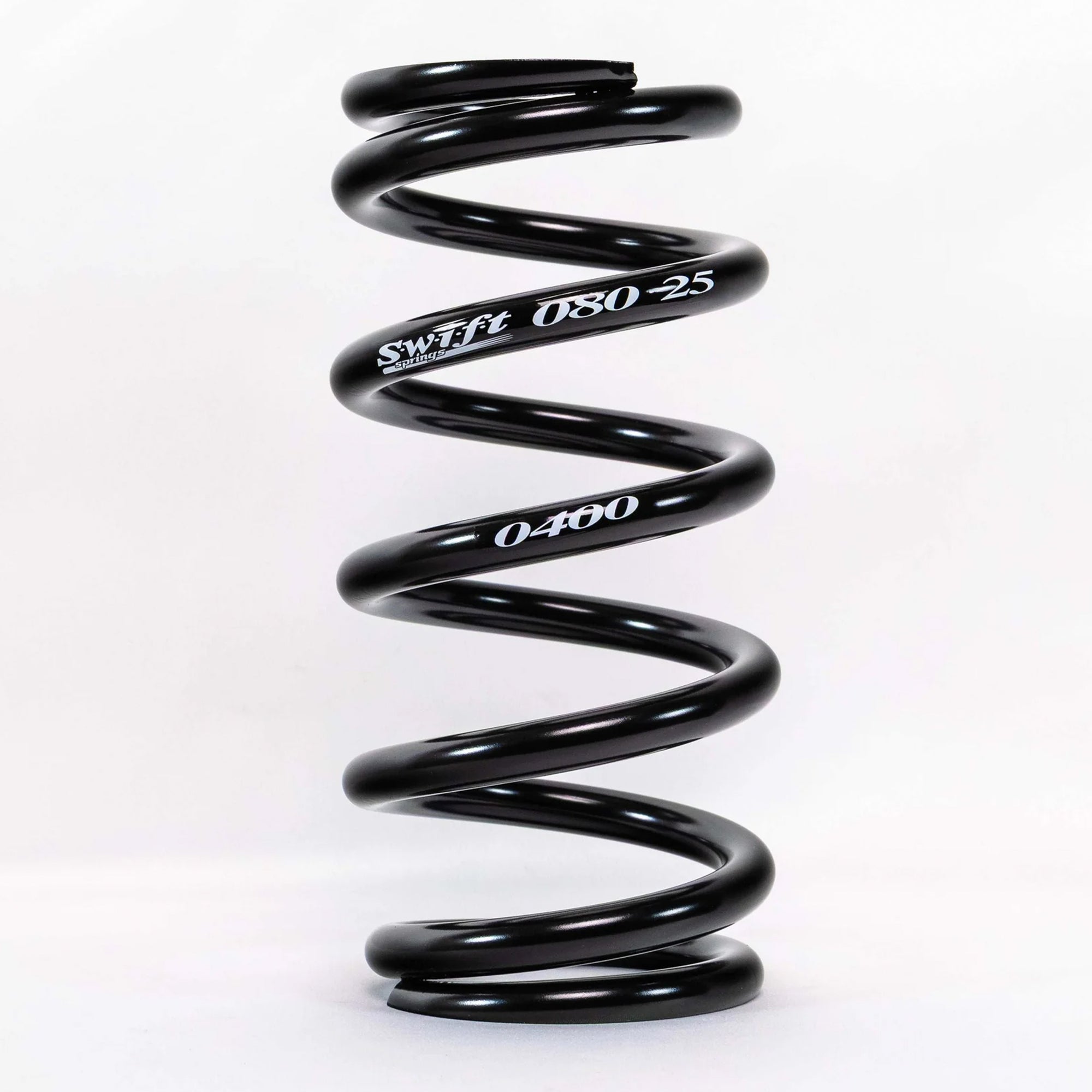 Swift Springs Coil Spring, Coil-Over, 2.5" ID, 8" Length, Steel, Black Powder Coat