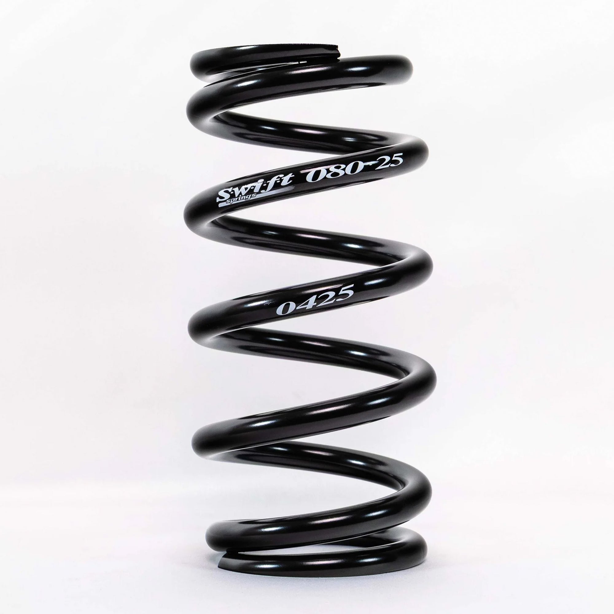 Swift Springs Coil Spring, Coil-Over, 2.5" ID, 8" Length, Steel, Black Powder Coat