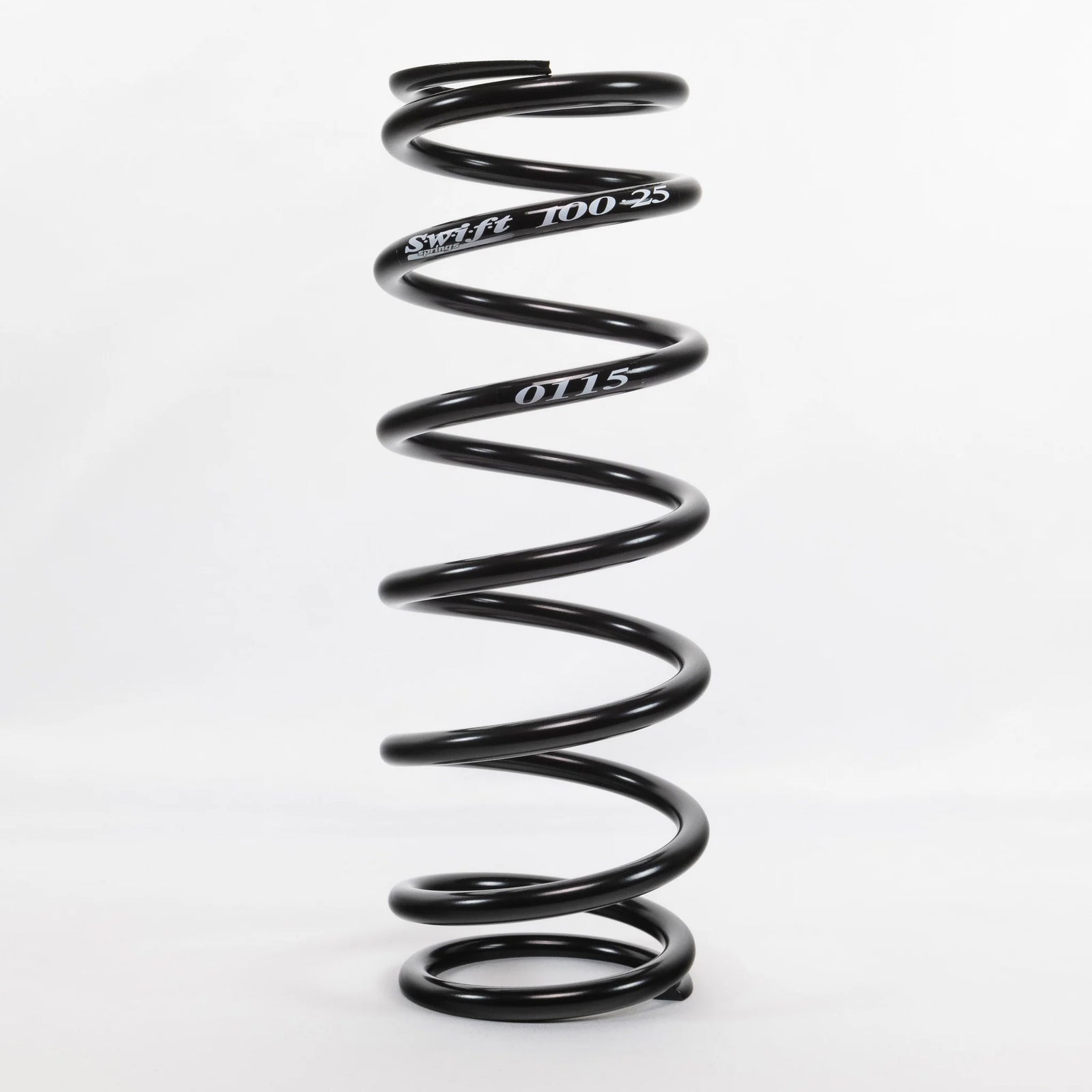 Swift Springs Coil Spring, Coil-Over Barrel, 2.5" ID, 10" Length, Steel, Black Powder Coat