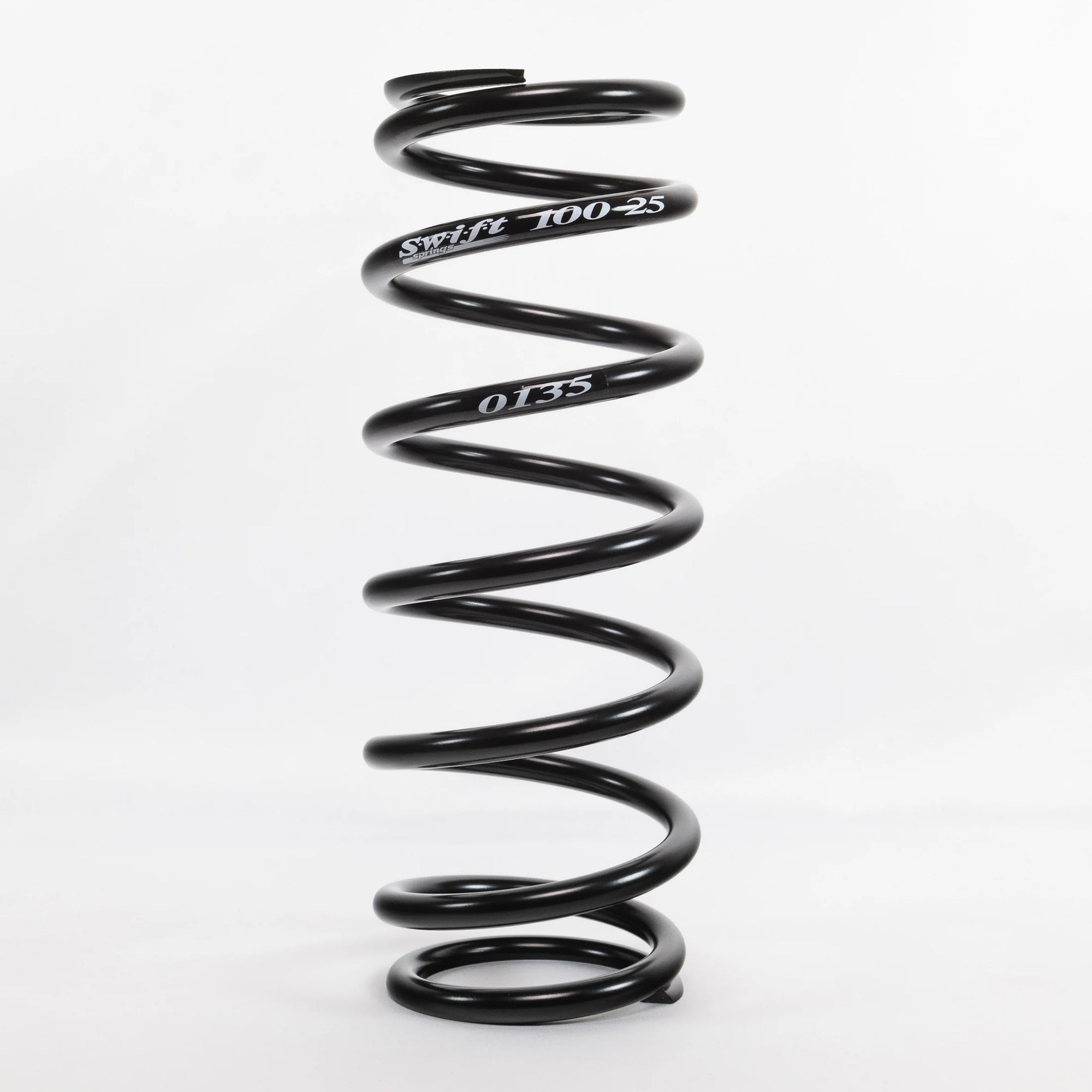 Swift Springs Coil Spring, Coil-Over Barrel, 2.5" ID, 10" Length, Steel, Black Powder Coat