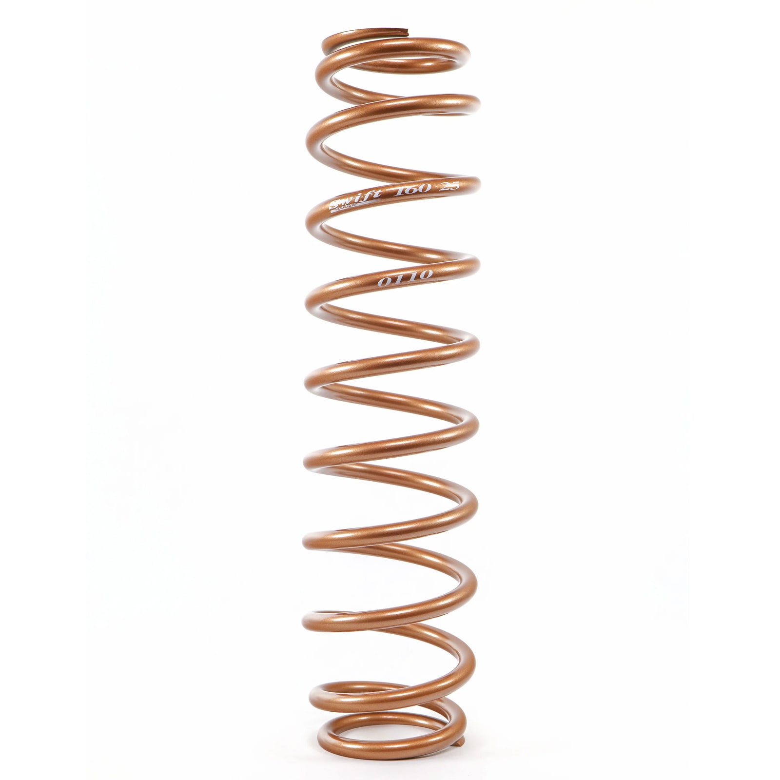 Swift Springs Coil Spring, Bulletproof Coil-Over, 2.5" ID, 16" Length, Steel, Copper Powder Coat